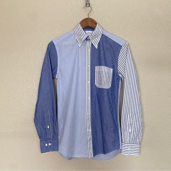 Brooks Brothers Friday Shirt – Poplin Fun Stripe, XS, Like New - Picture 2 of 6